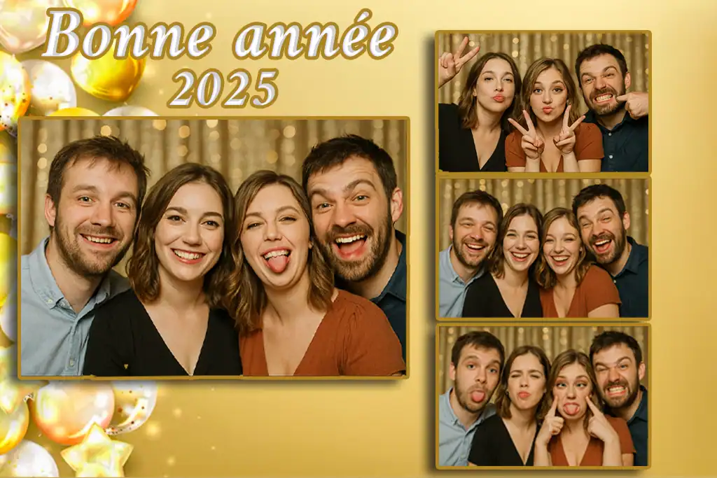 Multivues photobox PixMyEvent Nouvel an